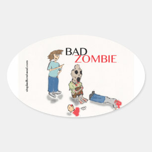 Bad Zombie Sticker