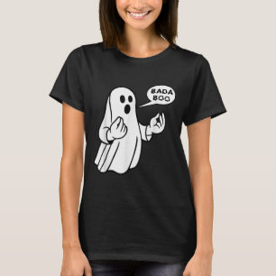 Bada Boo Italian Ghost Funny Halloween T-shirt_1.p T-Shirt
