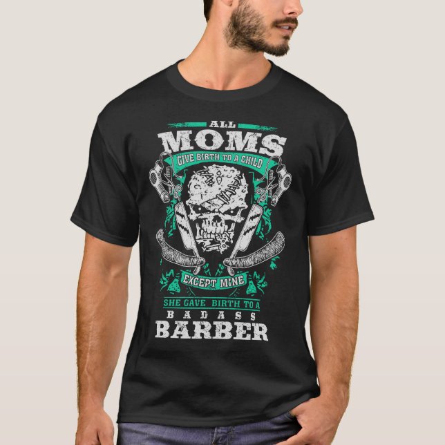 Badass Barber T-shirt (Front)