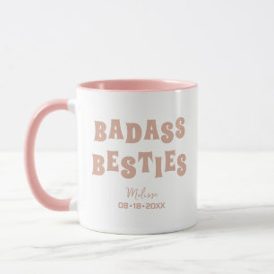 Badass Besties Funny Bridesmaid Favour Gift Mug