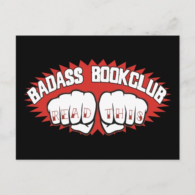 Badass Bookclub Postcard (Front)