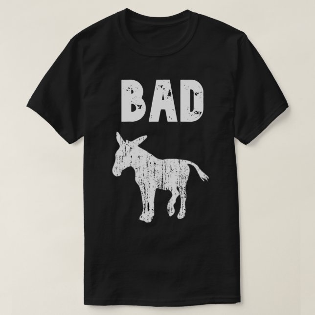 Badass Donkey  T-Shirt (Design Front)