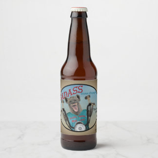 Badass Game Changer (Name and Style) Beer Bottle Label