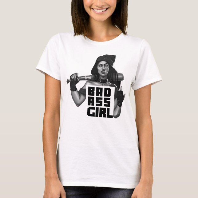 Badass Girl T-Shirt (Front)