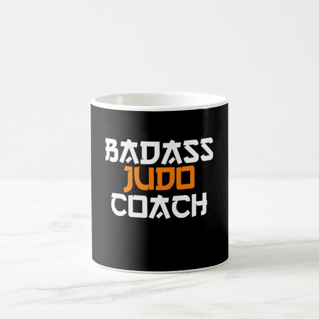 badass judo coach coffee mug (Center)