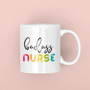 Badass Nurse Magic Mug