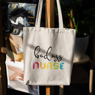 Badass Nurse Tote Bag