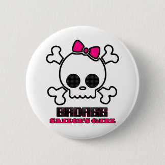 Badass Sailor's Girl 6 Cm Round Badge