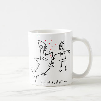 Badass Shark Punch Coffee Mug