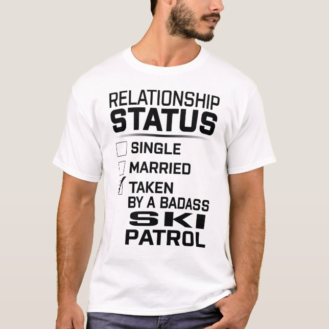 Badass Ski Patrol T-Shirt (Front)
