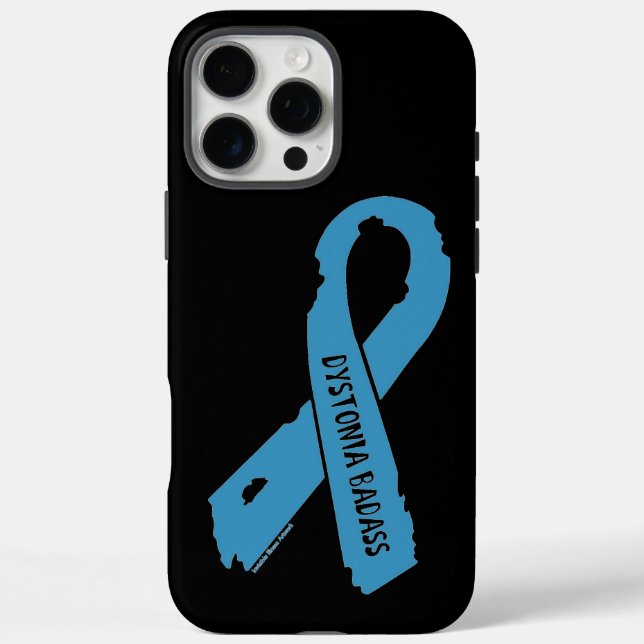 Badass/Torn Ribbon...Dystonia Case-Mate iPhone Case (Back)