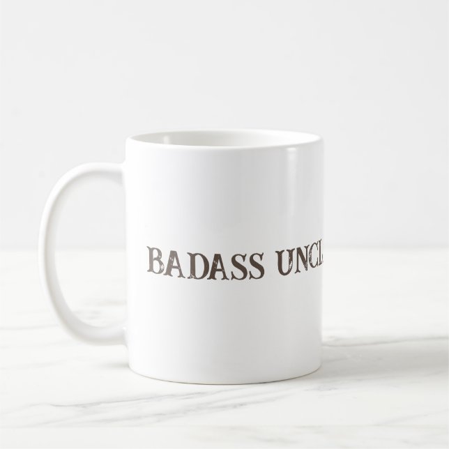 Badass Uncle  Coffee Mug (Left)