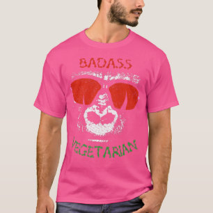 Badass vegetarian (gorilla) funny cool veggie love T-Shirt
