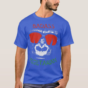 Badass vegetarian (gorilla) funny cool veggie love T-Shirt