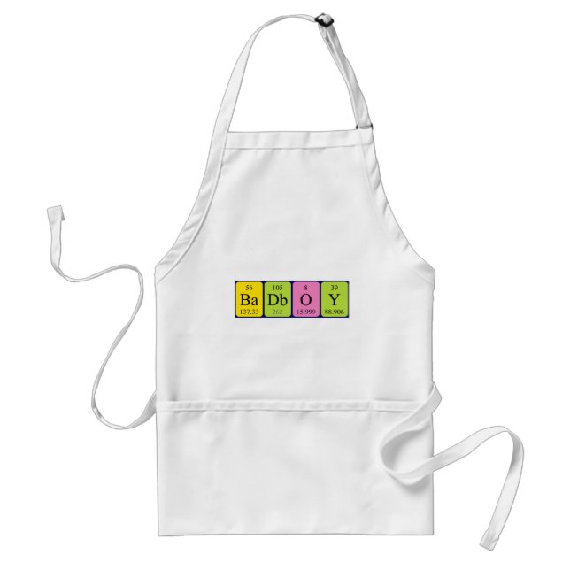 BadBoy periodic table phrase apron (Front)