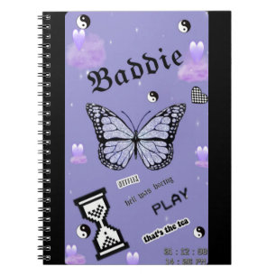 Baddie Purple School Notebook