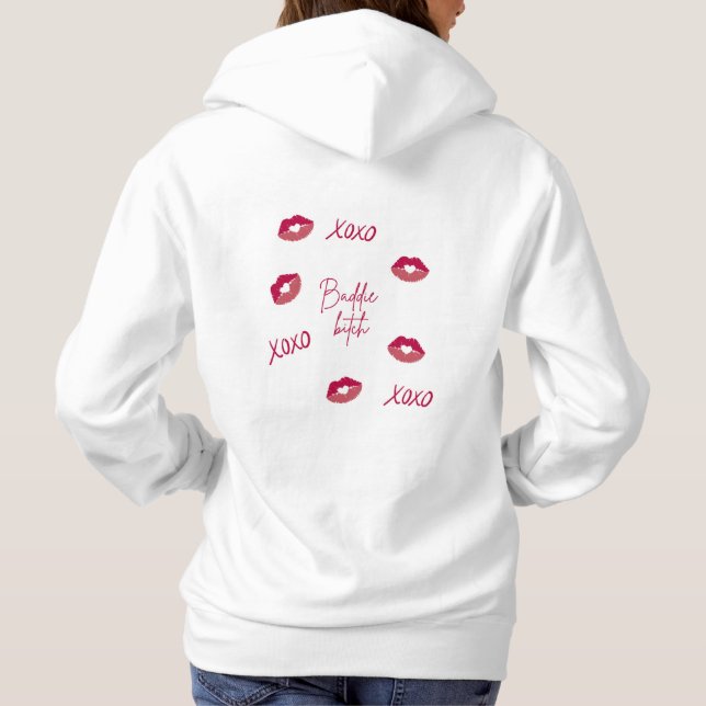 Baddie style  hoodie (Back)