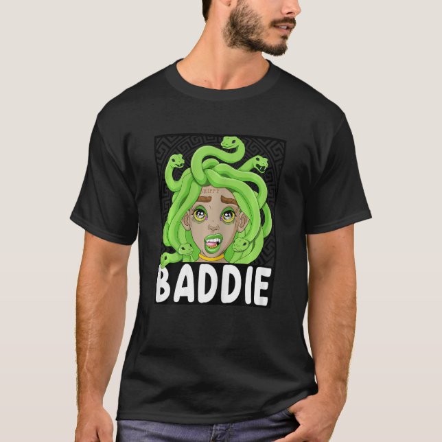 Baddie Trendy Cute Medusa Head For Teen Girls And  T-Shirt (Front)