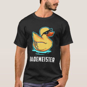 Bademeister Lifeguard Rubber Duck Outdoor Pool T-Shirt