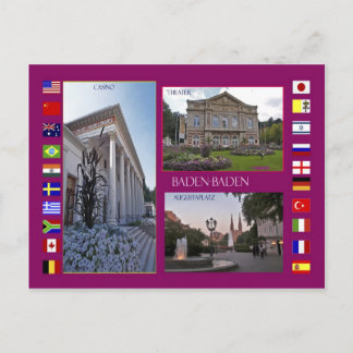Baden-Baden Ansichtskarte Postcard