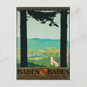 Baden Baden, City and Surroundings, Germany Postcard