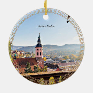 Baden-Baden, Germany, Ceramic Tree Decoration