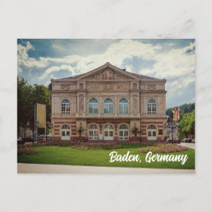 Baden Baden Germany Postcard