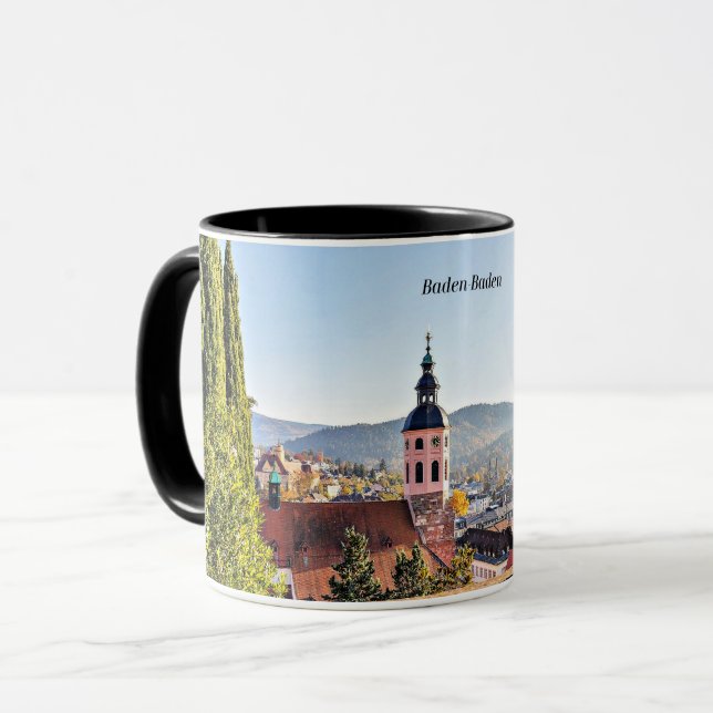 Baden-Baden, Germany, scenic landscape Mug (Front Left)