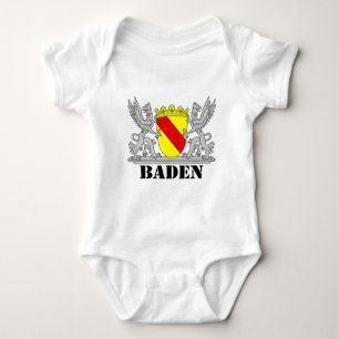 Baden Coat of Arms with writing Baby Bodysuit