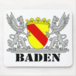 Baden Coat of Arms with writing Mouse Mat