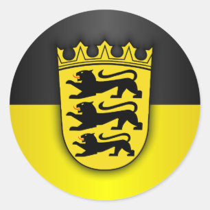 Baden-Wurttemberg Classic Round Sticker