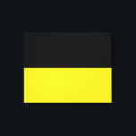 Baden Württemberg Flag (German State) Canvas Print<br><div class="desc">This design features the flag of Baden Württemberg, which is a state in southwest Germany, east of the Rhine, which forms the border with France. Baden-Württemberg is a parliamentary republic and partly sovereign, federated state which was formed in 1952 by a merger of the states of Württemberg-Baden, South Baden and...</div>