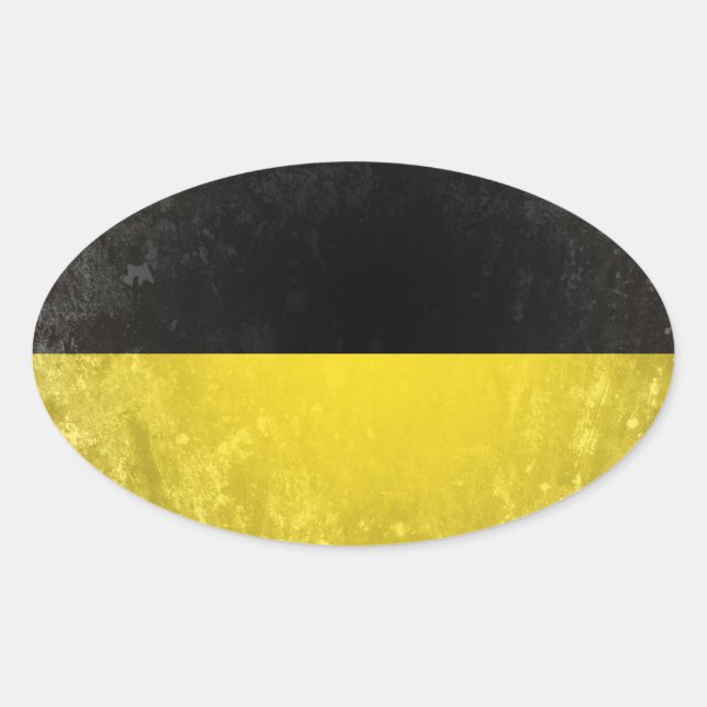 Baden-Württemberg Oval Sticker (Front)