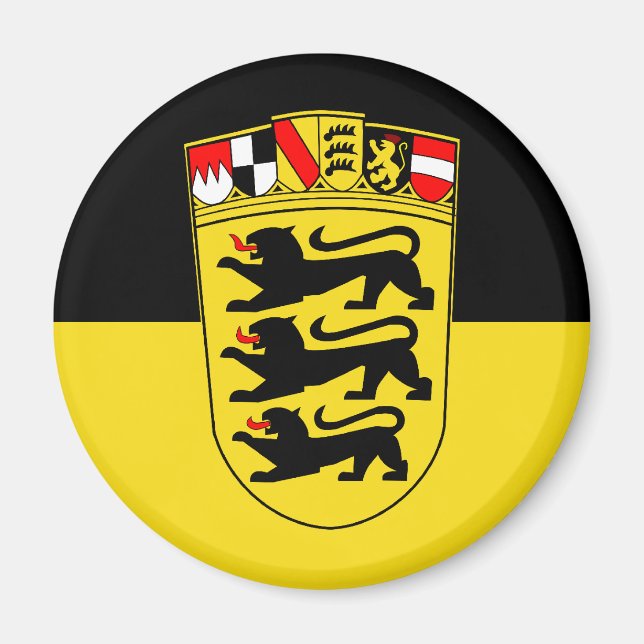Baden-Württemberg(State, Greater Arms), Germany Magnet (Front)