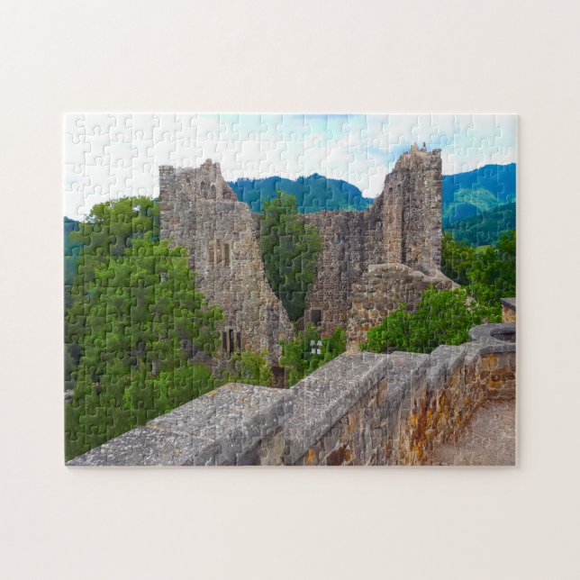 Badenweiler Castle Black Forest. Jigsaw Puzzle (Horizontal)