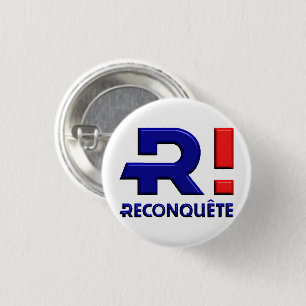 Badge 32 mm, Membre Pionnier de Reconquête