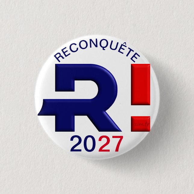 Badge 32 mm, Reconquête 2027 (Front)