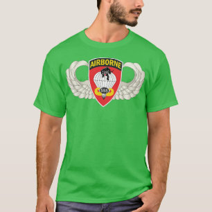 Badge 555th Parachute Infantry Bn SSI X T-Shirt
