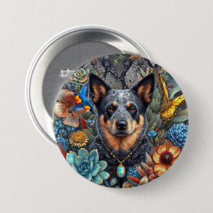 Badge Australian Cattle Dog Art
