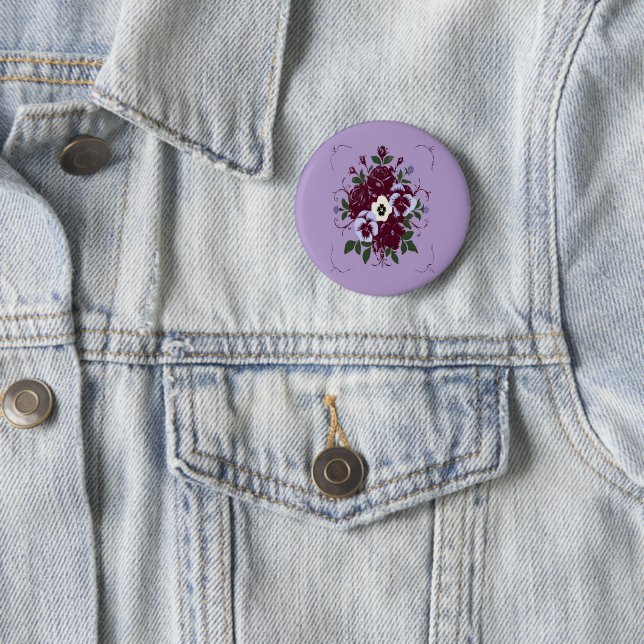 Badge  - Bouquet de Violettes  (In Situ)