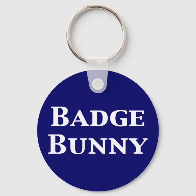 Badge Bunny Gifts Key Ring (Front)