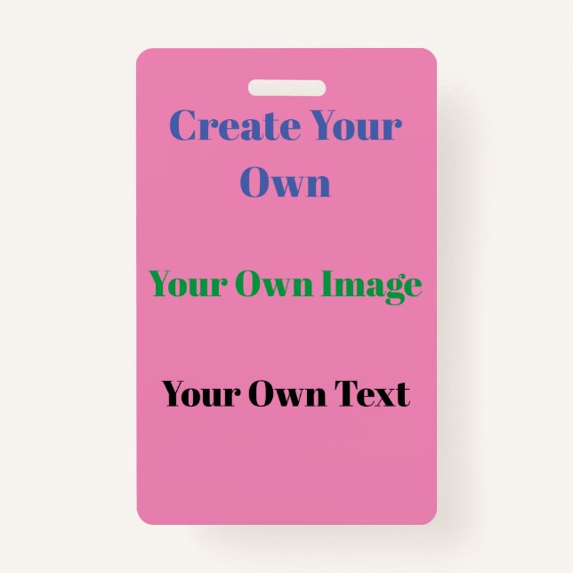 badge ID badge (Front)