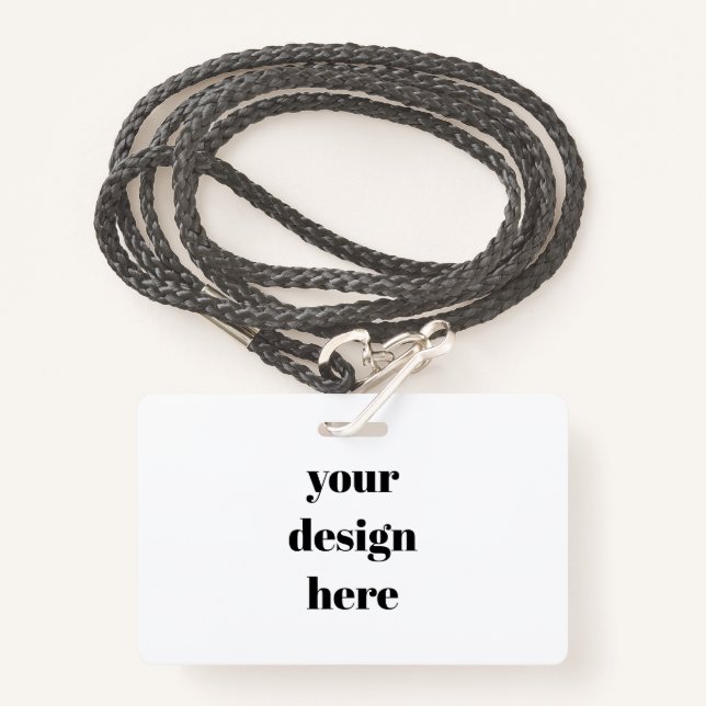 Badge ID Badge (Front with Lanyard)