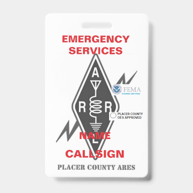 Badge ID Badge (Front)