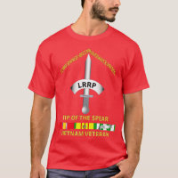 Badge LRRP Tip of the Spear Vietnam Vet w SVC