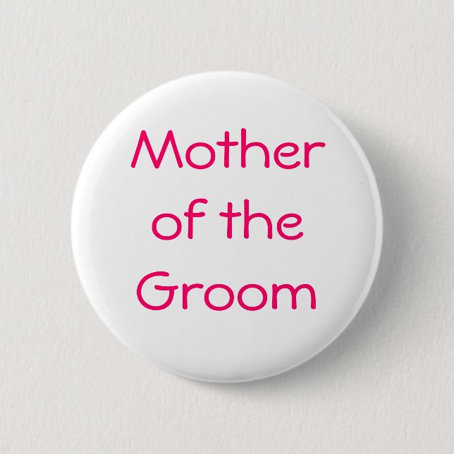 Badge - Mother of the Groom (Front)