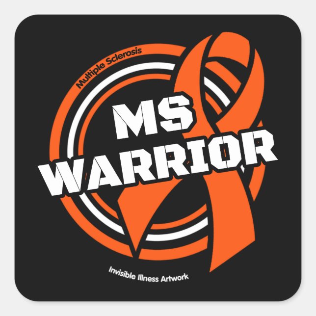 Badge...MS Square Sticker (Front)