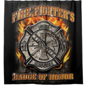 Badge Of Honour Shower Curtain