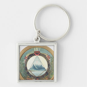 Badge of the Federation of Guatemala Key Ring