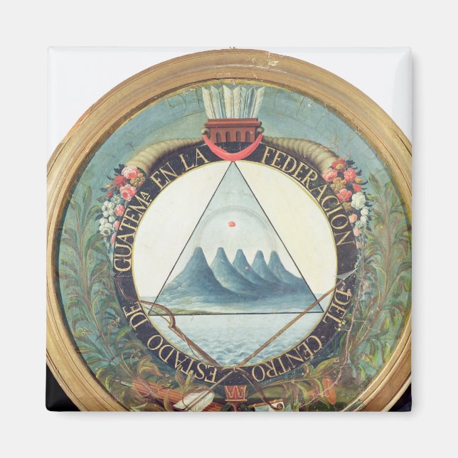 Badge of the Federation of Guatemala Magnet (Front)